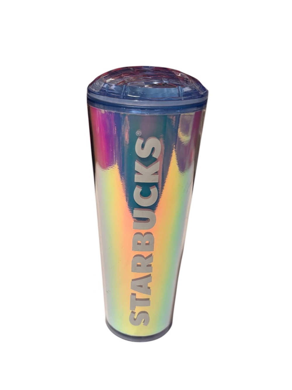 2023 Starbucks Iridescent Hologram Dome Venti Cold Cup 24oz